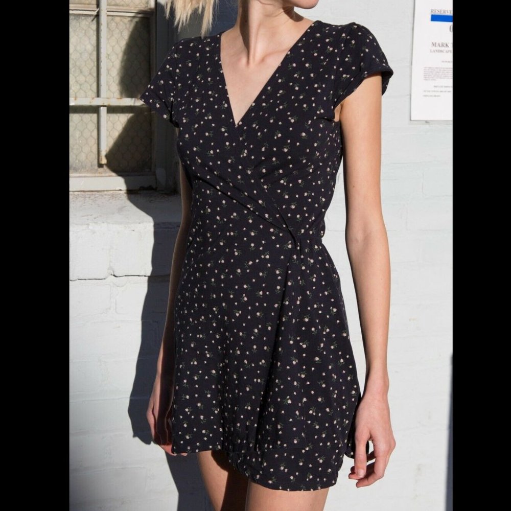 Brandy Melville Floral Wrap Dress